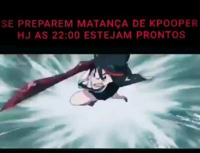 J&aacute; passou do hor&aacute;rio mas dane-se, nunca &eacute; tarde pra descer porrada em Kpooper 👍