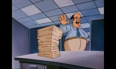 "Here's the company policy.." (Pinky &amp;amp; The Brain S01E02 Of Mouse and Man)