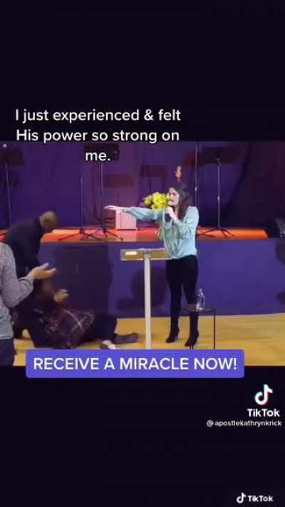 Crazy eyed "TikTok Apostle healing legs and curing HIV! Praise God!"