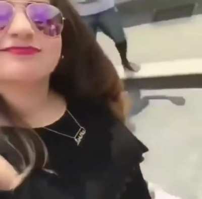 Behind you!