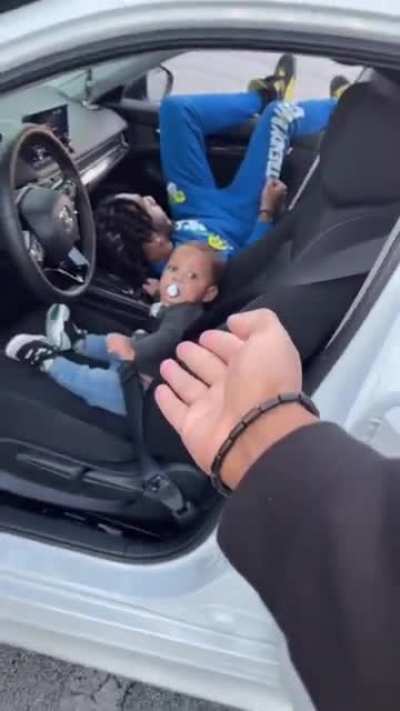 When they hit you in the Parking lot