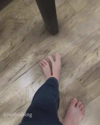 Thanks, I hate... Accidentally kicking furniture with no shoes on.