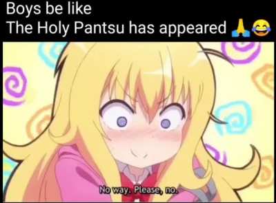 Don&rsquo;t lie you would praise the Holy Pantsu as well