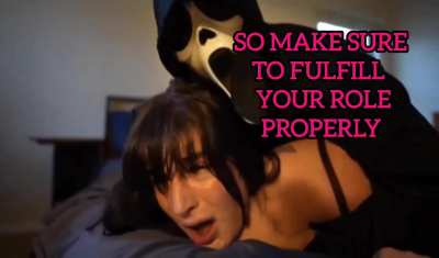 Good friends help you fulfill your ghostface fantasies