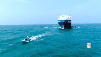Yemen's Houthi rebels seize Israeli cargo ship in Red Sea
