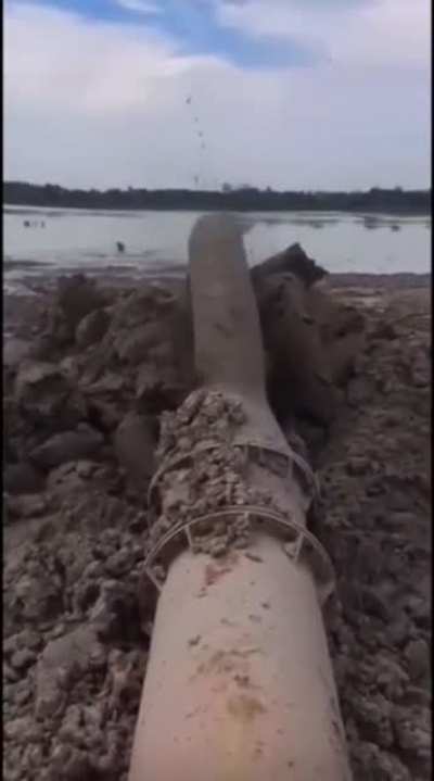 This pipe was quite backed up.
