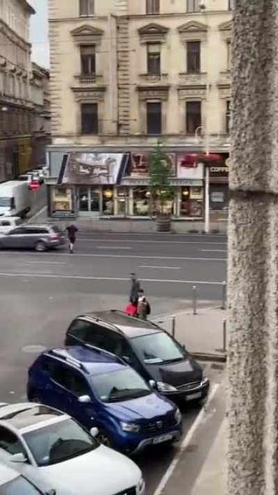 to catch a guy with a giant stick