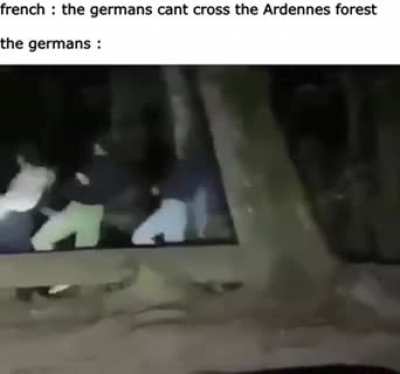 Belgium? Don't you mean highway to France?