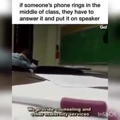 Teacher tried to teach students a lesson....