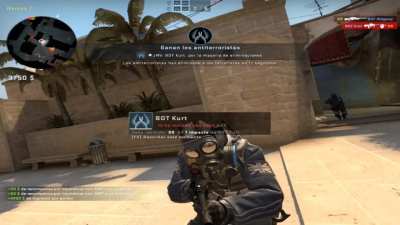 Bot killed me doing 360&ordm; while bhoping in training mode. Nice.