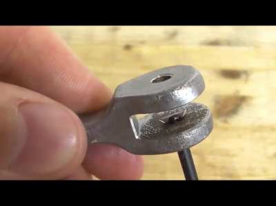Reversed countersink tool