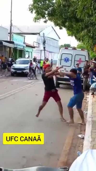 Getting cocky in a fight