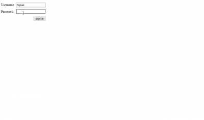Form that alerts you every time you input a key