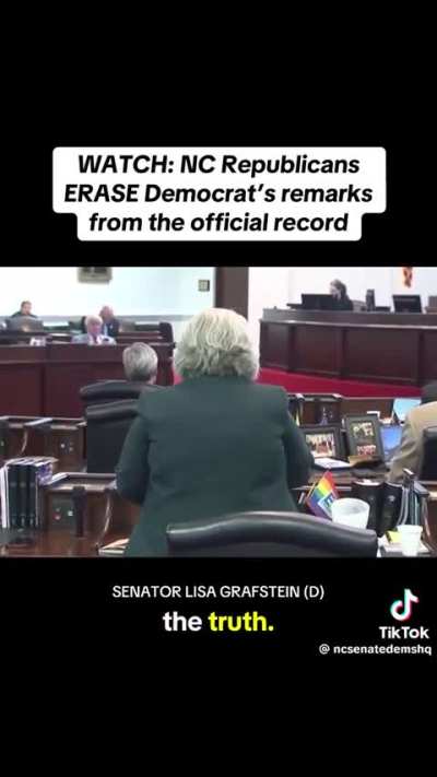 Senator Grafstein motioning for Garrett&rsquo;s speech on gerrymandering to be entered into the senate journal and the Republican vote to strike the speech from the record.