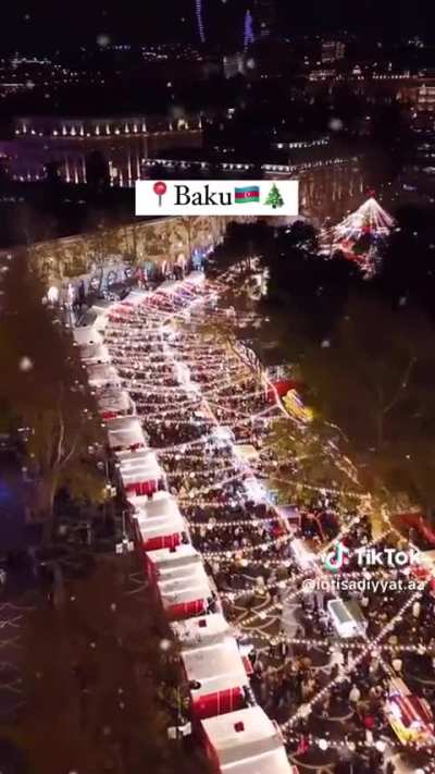 Christmast Market in Baku, Nizami street