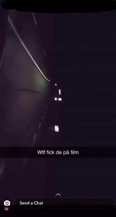 Fick tag p&aring; en film av meteoren som fl&ouml;g f&ouml;rbi runt halv 11