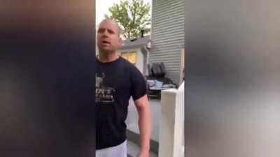 Warning Graphic Language: Man confronts off-duty Sheriff's Deputy for killing his puppy with a pellet gun.