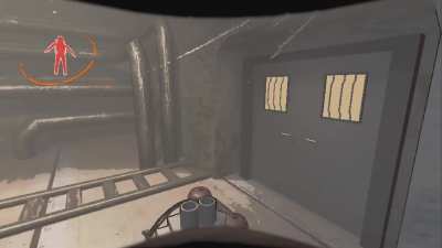 It might've been at the entrance