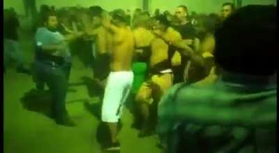 Imagine being trapped in a "baile de corredor" in Rio de Janeiro