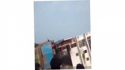 Mad Dash Off A Capsizing Ship At Port