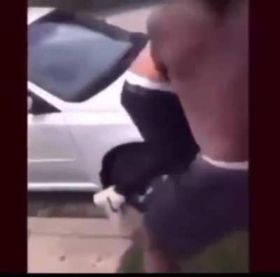 guy gets rocked for beating someone&rsquo;s momma