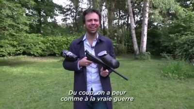 french host harass cameraman