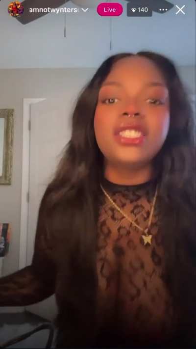 (@iamnotwyntersnow) IG Live 10/1/25