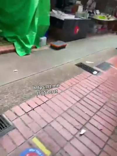 Fight gets bloody violent in Serangoon Central