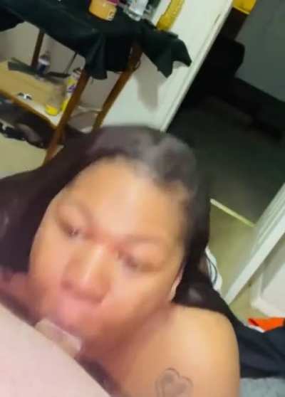Ebony Throat Goat Going Crazy On That Cracka&rsquo;s Dick 😮&zwj;💨🐐
