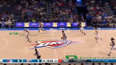 [Highlight] Embiid and Chet going at each other to start the game