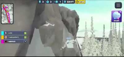 Off the cliff without going oob
