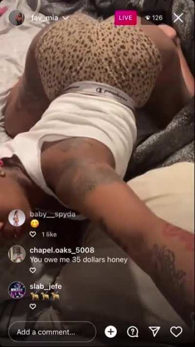 She just went live