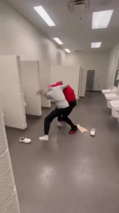 Fight at the school next to mine