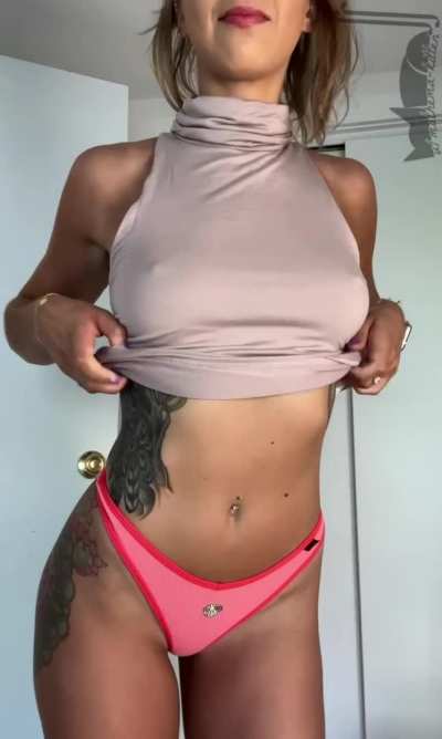 They&rsquo;re not the biggest but they&rsquo;re perky and really fun to squeeze :) [drop]