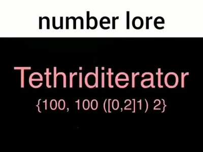 Number lore.
