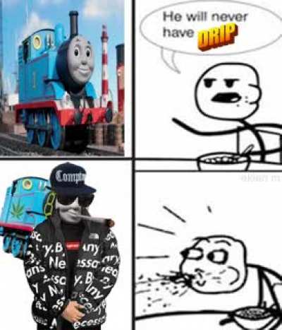 train dude got that MF DRIP
