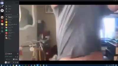 ! BARE ASS WARNING !    Smoking and Mooning 