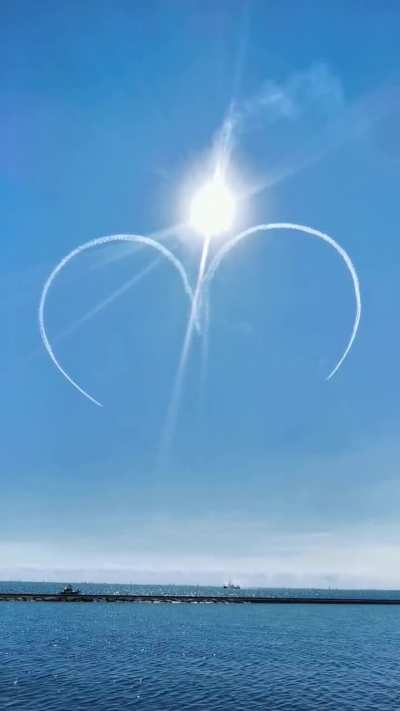 Snowbirds showing the love at CIAS