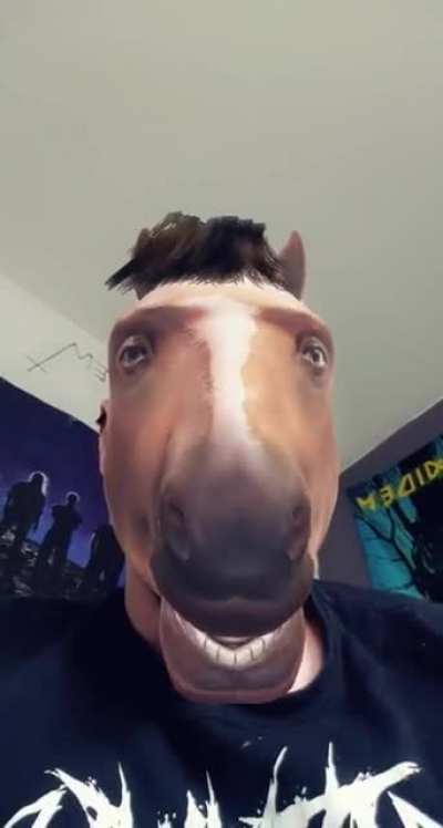 Dem I do be a horse