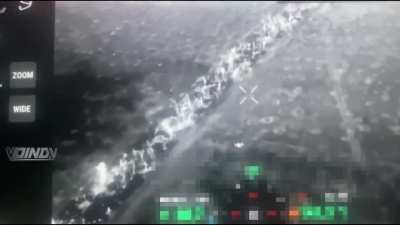 RU POV: "Vostok" Group UAV scouts of the 127th Motorized Rifle Division work against UAF vehicles and heavy drones.