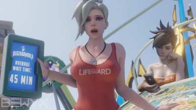 Lifeguard Mercy - Average Wait Time (Bewyx) [Overwatch]