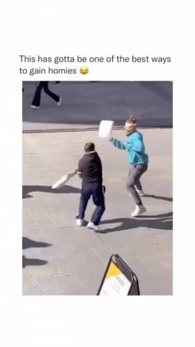 Pillow fight!