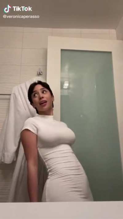 That's one tight dress
