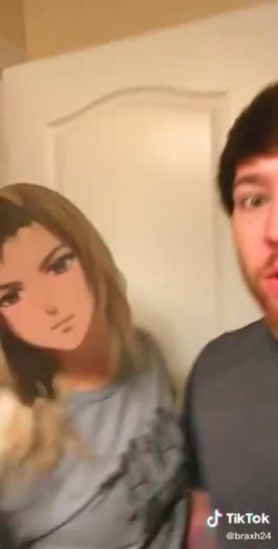 Man finds his anime Waifu