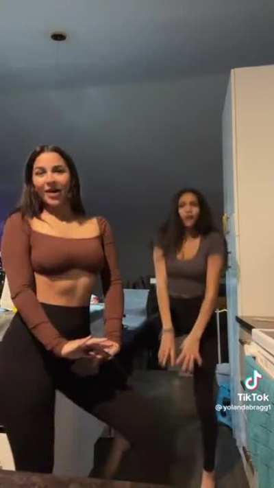 Not Tina but the girl on the left looks almost identical to her I thought Tina came back to Tik Tok