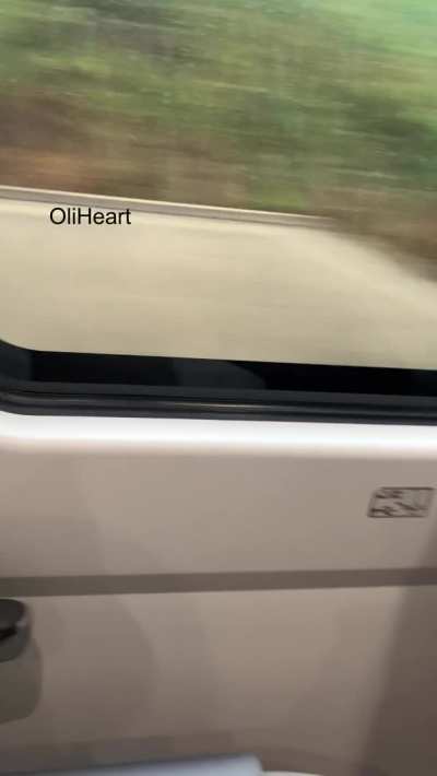 This is may favourite way to enjoy a train ride [GIF]