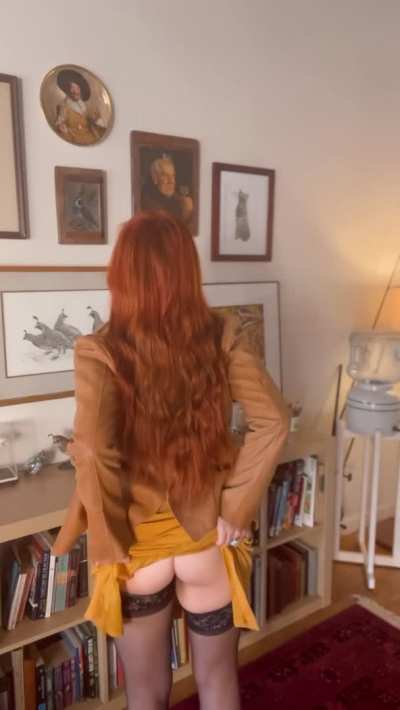 Off to work. Hopefully my plump butt doesn&rsquo;t split my new skirt in two.