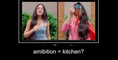 woman belong in the kitchen