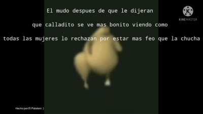 Jaja un pollo caminando