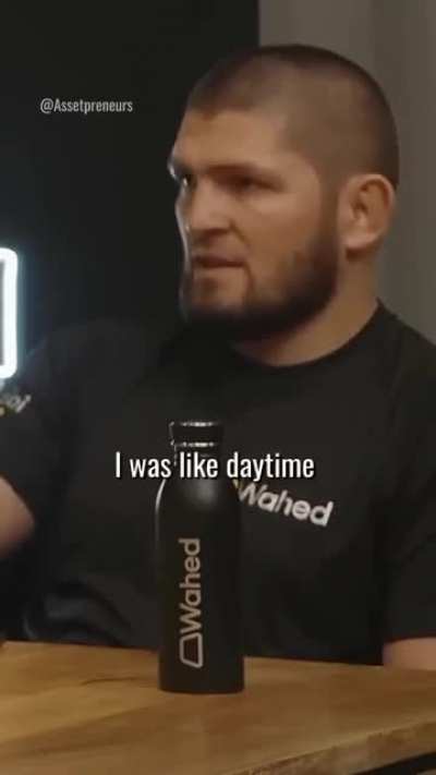 Khabib recovery secret : "I SLEEP"
